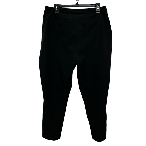 Chico’s Women’s Pull On Pants Sz 10 (Chico Sz 1.5) Color Black Pockets Stretch - Picture 3 of 12